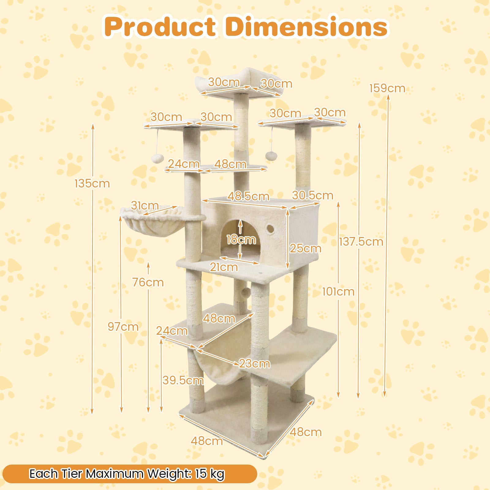 Large Cat Tree for Cats