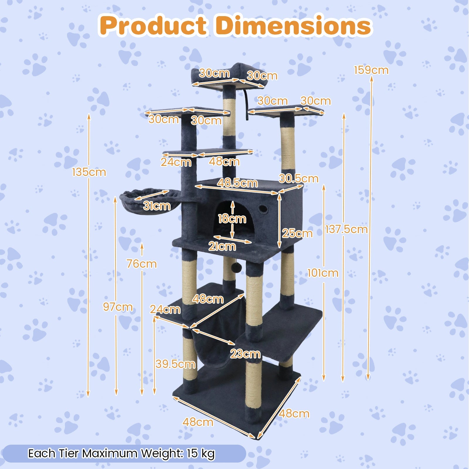 Large Cat Tree for Cats