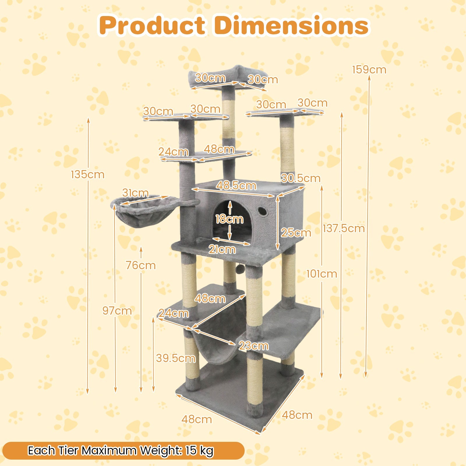 Large Cat Tree for Cats
