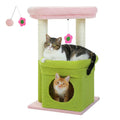 PEQULTI Cat Tree Tower with Condo and Sisal Scratching Posts
