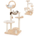 Medium Cat Tree with Space Capsule Nest for Indoor Cats